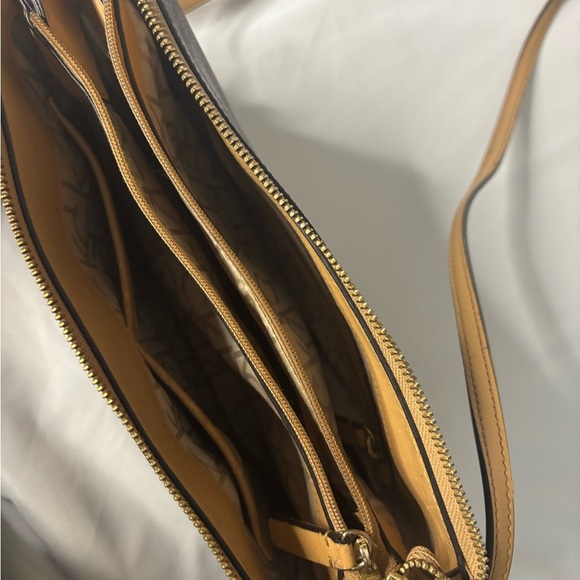 Calvin Klein Brown Crossbody Bag with Monogram Design - Picture 2 of 4